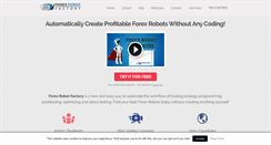 Desktop Screenshot of forexrobotacademy.com